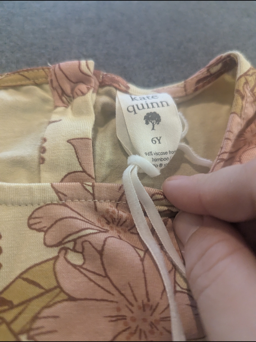 Kate Quinn Floral Peplum Top - Pink & Beige - Picture 3 of 3